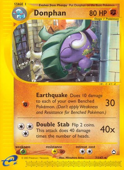 Donphan [Reverse Holo] #7
