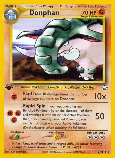 Donphan [1st Edition] #21