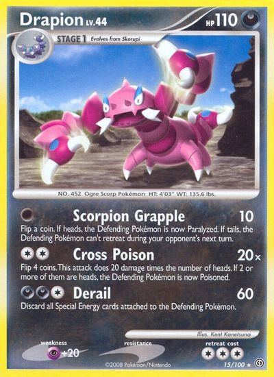 Drapion [Reverse Holo] #15