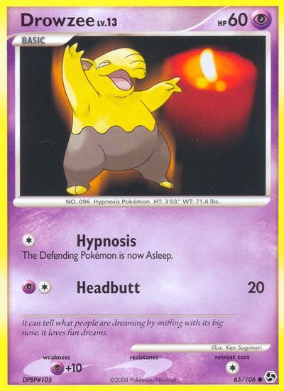 Drowzee [Reverse Holo] #65