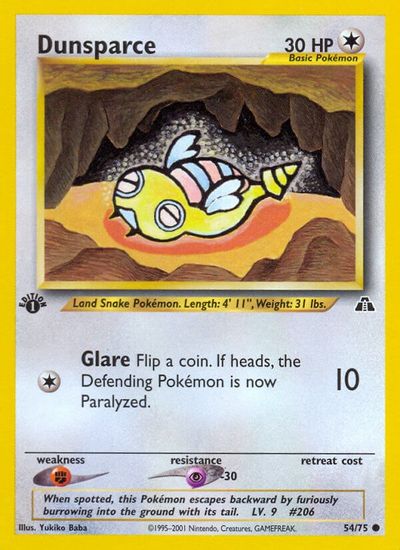 Dunsparce [1st Edition] #54