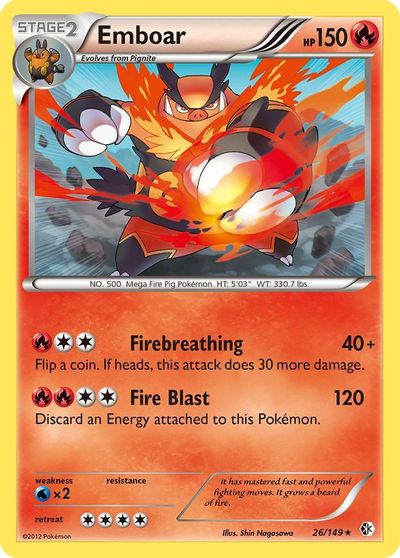 Emboar [Reverse Holo] #26