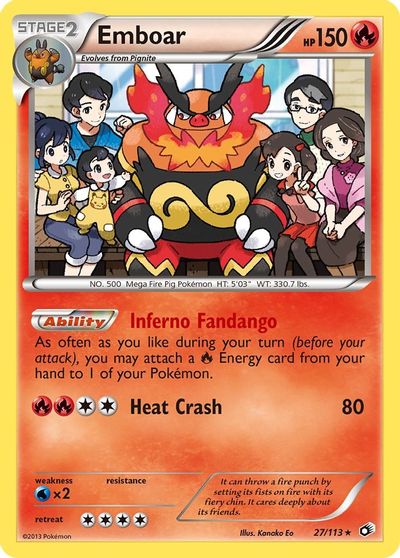 Emboar [Reverse Holo] #27