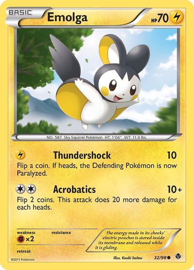 Emolga [Reverse Holo] #32