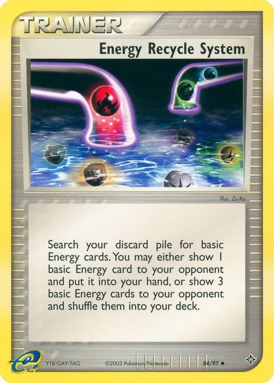 Energy Recycle System [Reverse Holo] #84