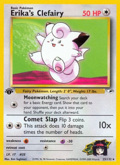 Erika's Clefairy [1st Edition] #25
