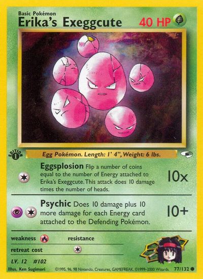Erika's Exeggcute [1st Edition] #77
