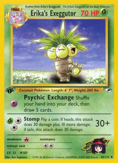 Erika's Exeggutor [1st Edition] #44