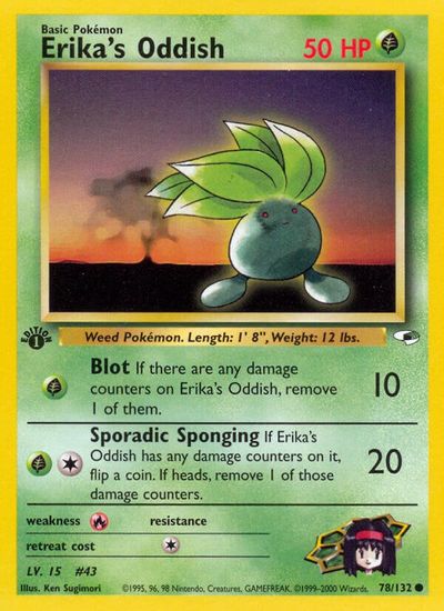 Erika's Oddish [1st Edition] #78
