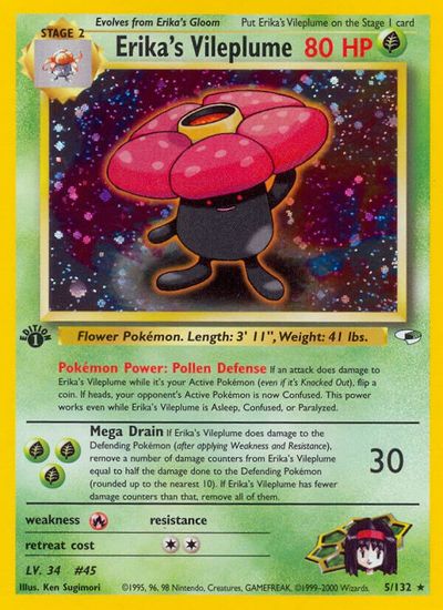 Erika's Vileplume [1st Edition] #5
