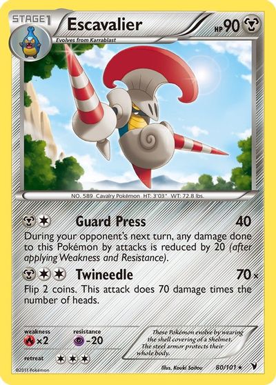 Escavalier [Reverse Holo] #80