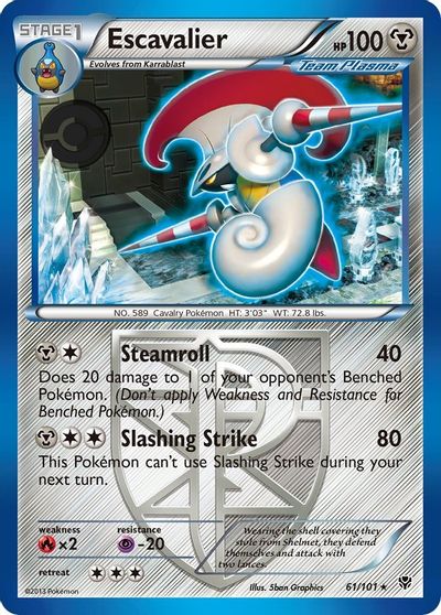 Escavalier [Reverse Holo] #61