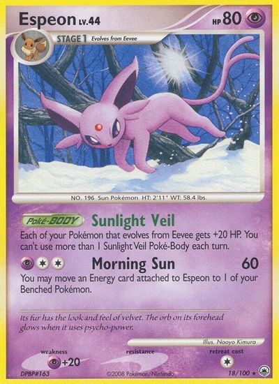 Espeon [Reverse Holo] #18