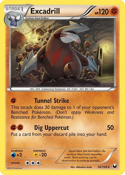 Excadrill [Reverse Holo] #56