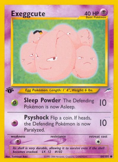 Exeggcute [1st Edition] #64