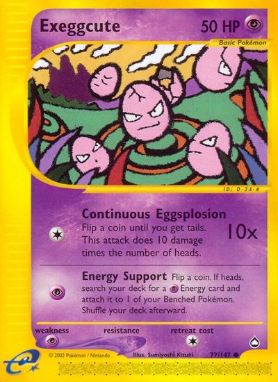 Exeggcute [Reverse Holo] #77