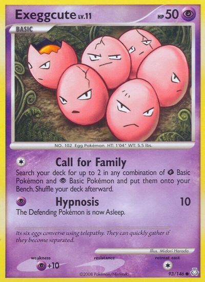 Exeggcute [Reverse Holo] #93