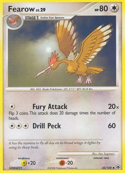 Fearow [Reverse Holo] #36