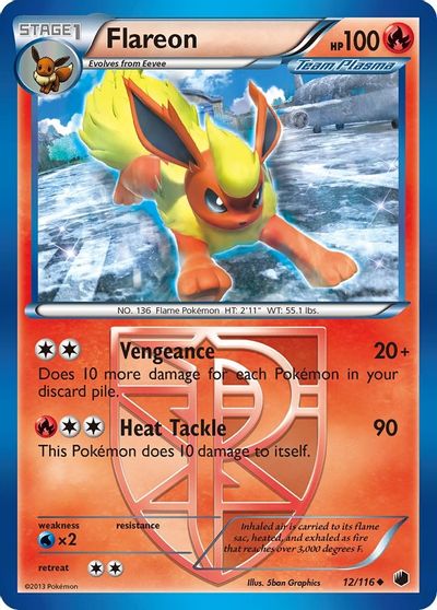 Flareon [Reverse Holo] #12