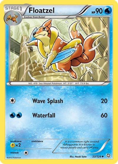 Floatzel [Reverse Holo] #33