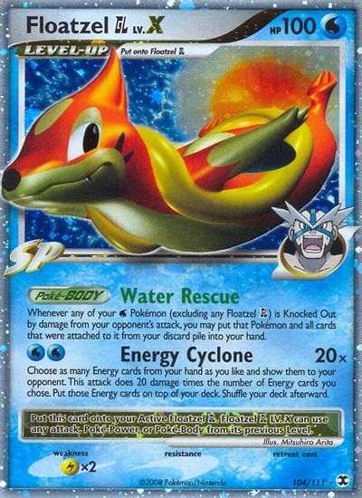 Floatzel GL LV.X #104
