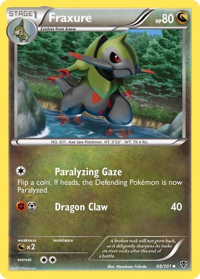 Fraxure [Reverse Holo] #68