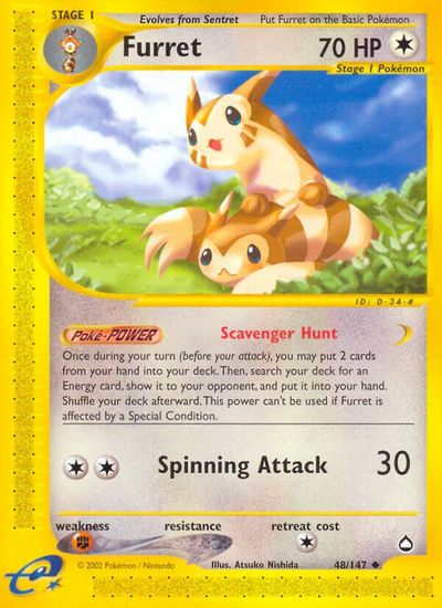 Furret [Reverse Holo] #48
