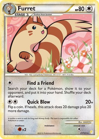 Furret [Reverse Holo] #21
