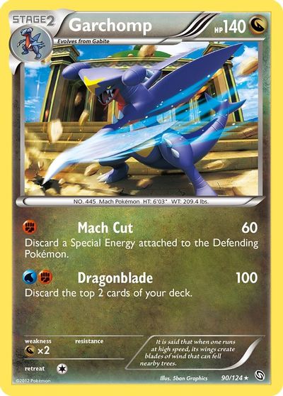 Garchomp [Reverse Holo] #90