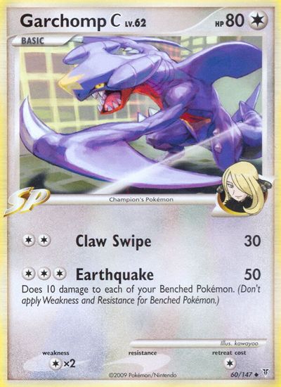 Garchomp C [Reverse Holo] #60