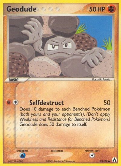 Geodude [Reverse Holo] #53