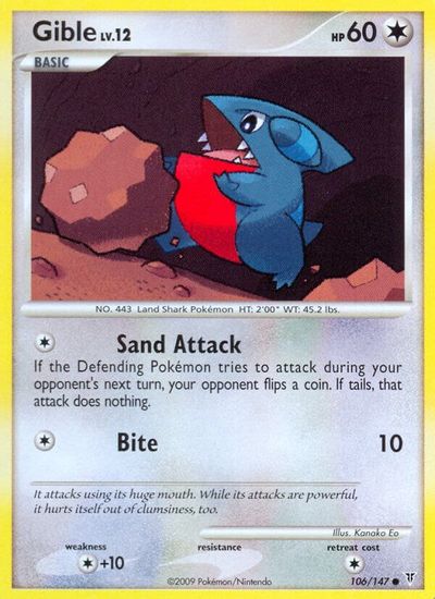 Gible [Reverse Holo] #106