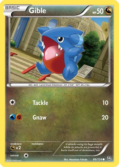 Gible [Reverse Holo] #86