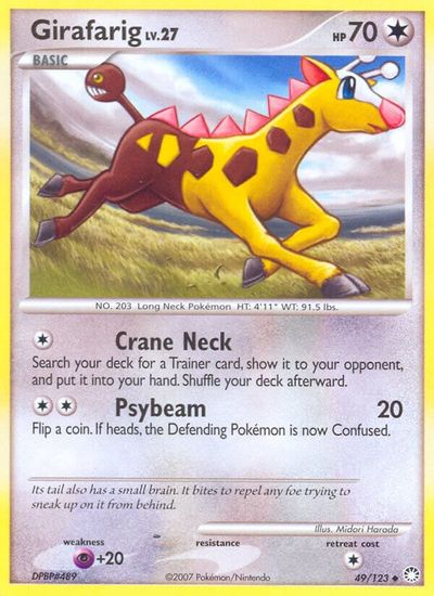Girafarig [Reverse Holo] #49