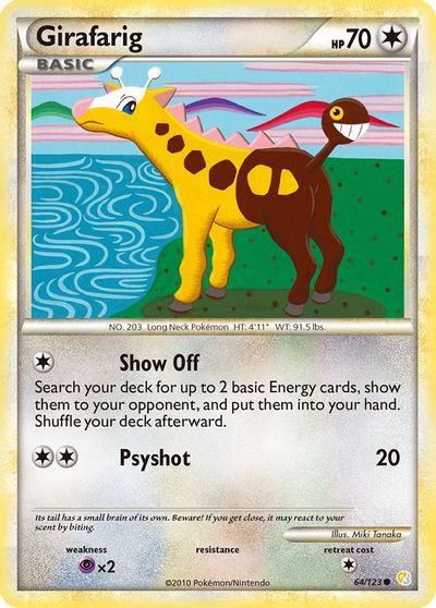 Girafarig [Reverse Holo] #64