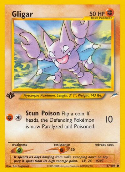 Gligar [1st Edition] #67