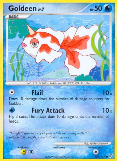 Goldeen [Reverse Holo] #107
