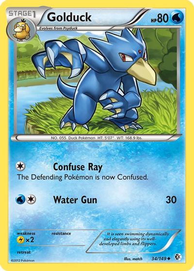 Golduck [Reverse Holo] #34