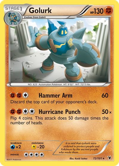Golurk [Reverse Holo] #72