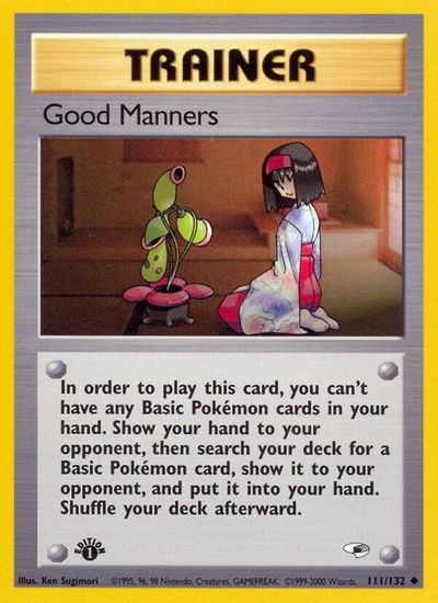 Good Manners #111