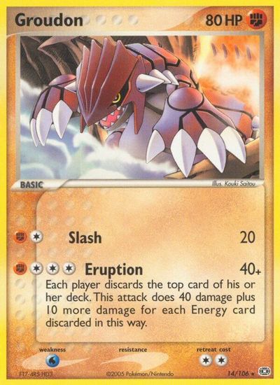 Groudon [Reverse Holo] #14