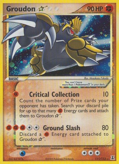 Groudon [Gold Star] #111
