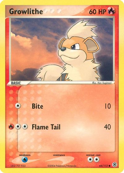 Growlithe [Reverse Holo] #64