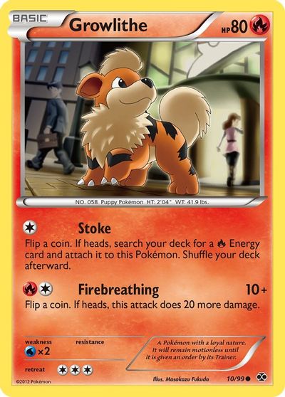 Growlithe [Reverse Holo] #10