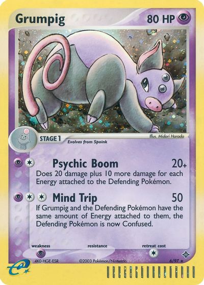 Grumpig [Reverse Holo] #6