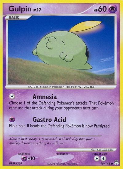 Gulpin [Reverse Holo] #98