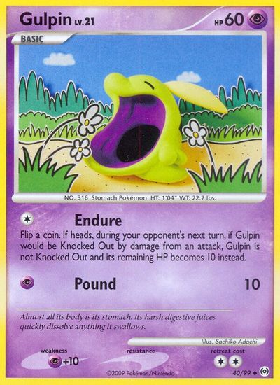 Gulpin [Reverse Holo] #40