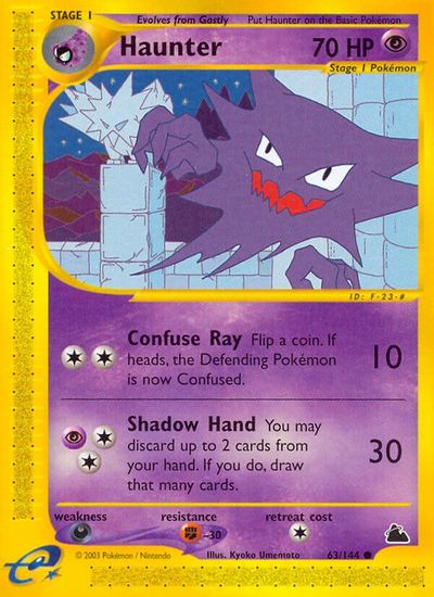 Haunter [Reverse Holo] #63
