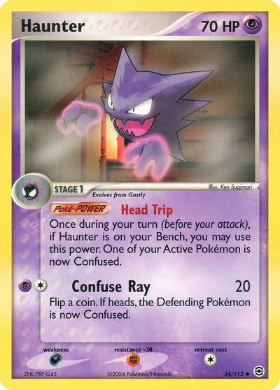 Haunter [Reverse Holo] #34
