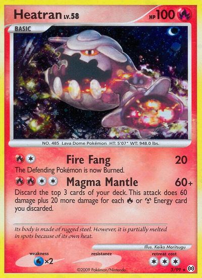 Heatran [Reverse Holo] #3